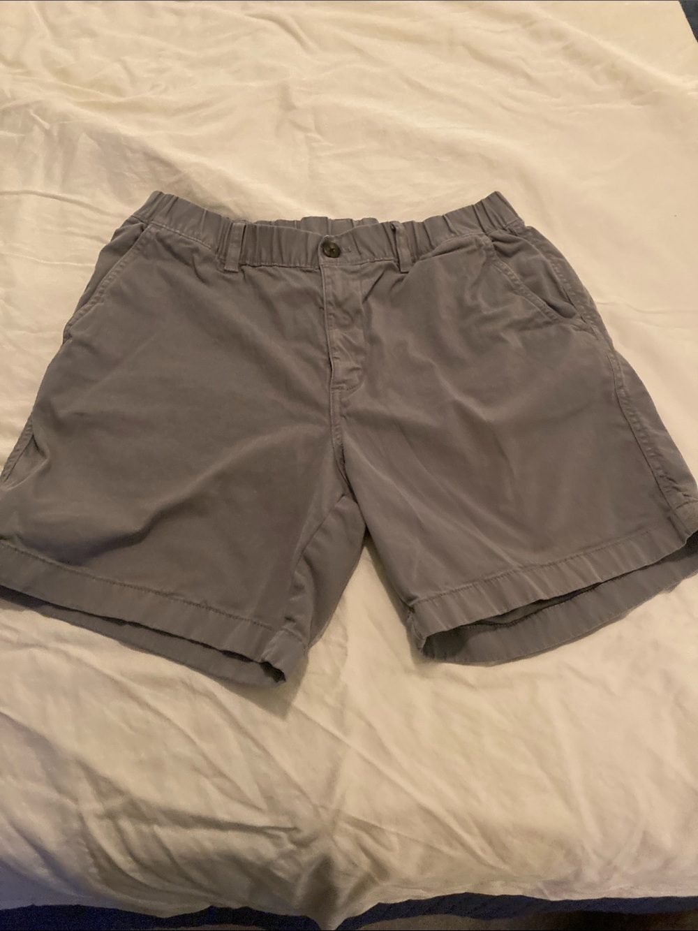 Men's Bear Bottom 7” Gray Elastic-Waist Casual Shorts